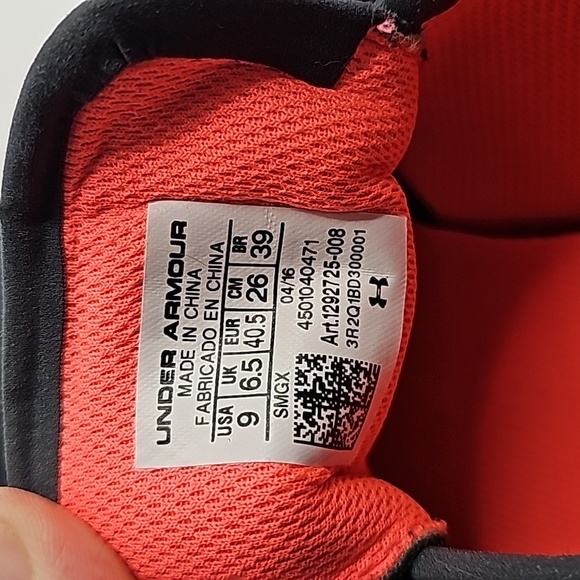 Under Armour Mens Sneakers Size 9 - Picture 9 of 9